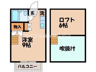 クィーンパレス赤迫の物件間取画像